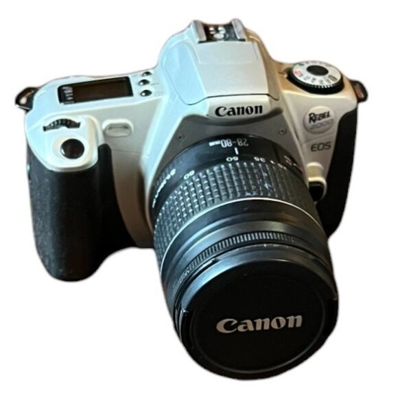 Canon EOS Rebel 2000 35mm SLR Film Camera, 2 Lenses/Filters/Strap/Camera Bag - Picture 2 of 16